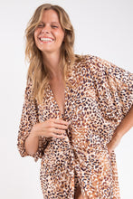 Laden Sie das Bild in den Galerie-Viewer, Image 09: Rio De Sol Strandkleid Leopard Long Dress
