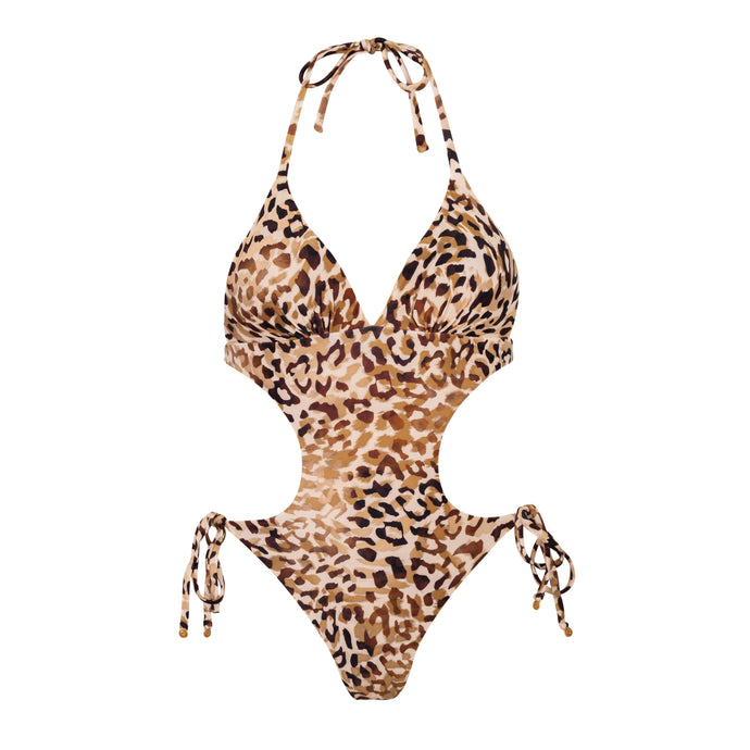 Product Front: Rio De Sol Badeanzug Leopard Trikini