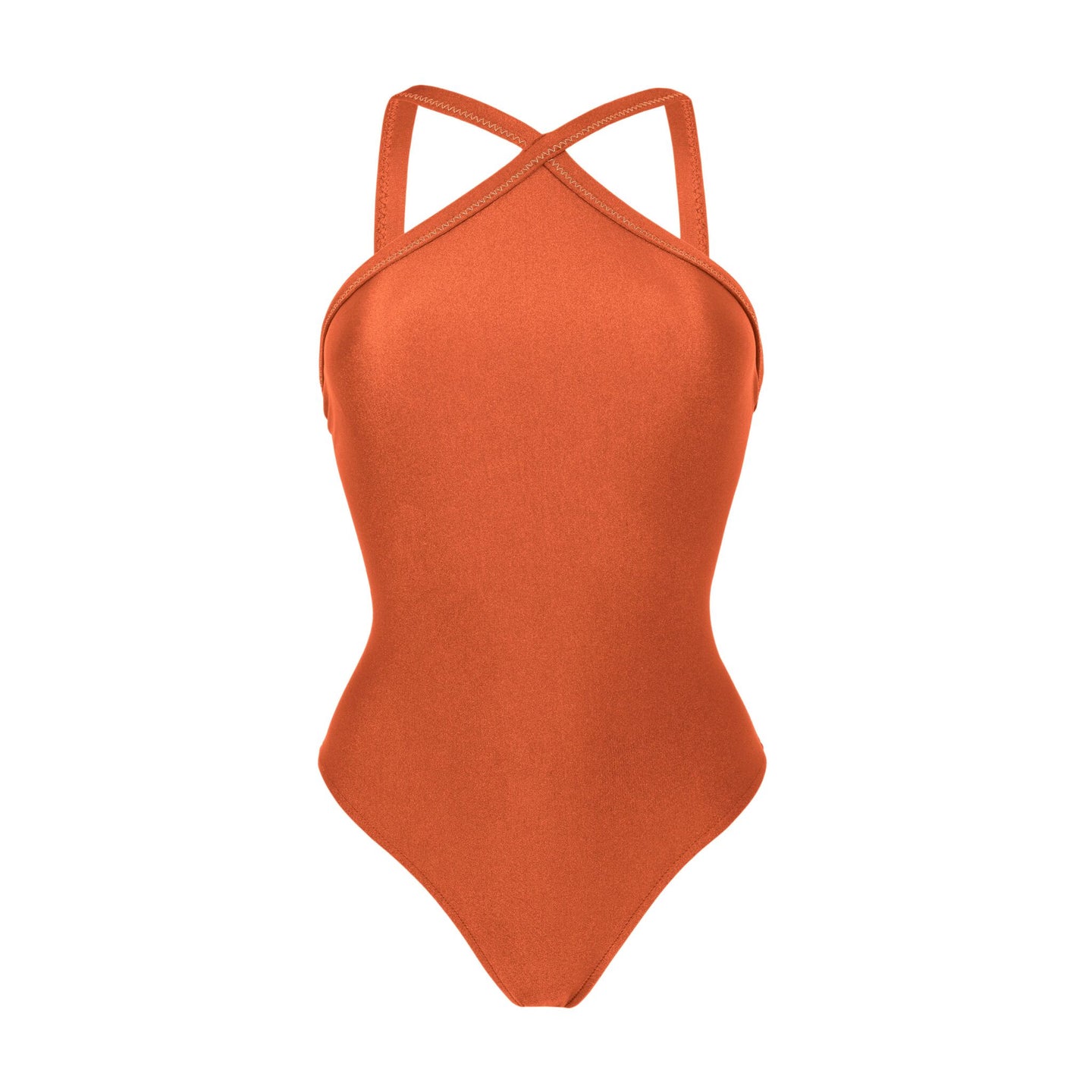 Product Front: Rio De Sol Badeanzug Paprica High-Neck