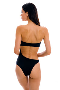 Model Back: Rio De Sol Badeanzug Preto Body-Rio