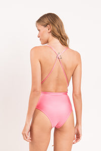 Model Back: Rio De Sol Badeanzug Shimmer-Confetti New Vegas