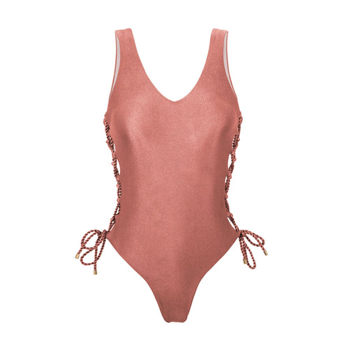 Product Front: Rio De Sol Badeanzug Shimmer-Copper Zoe