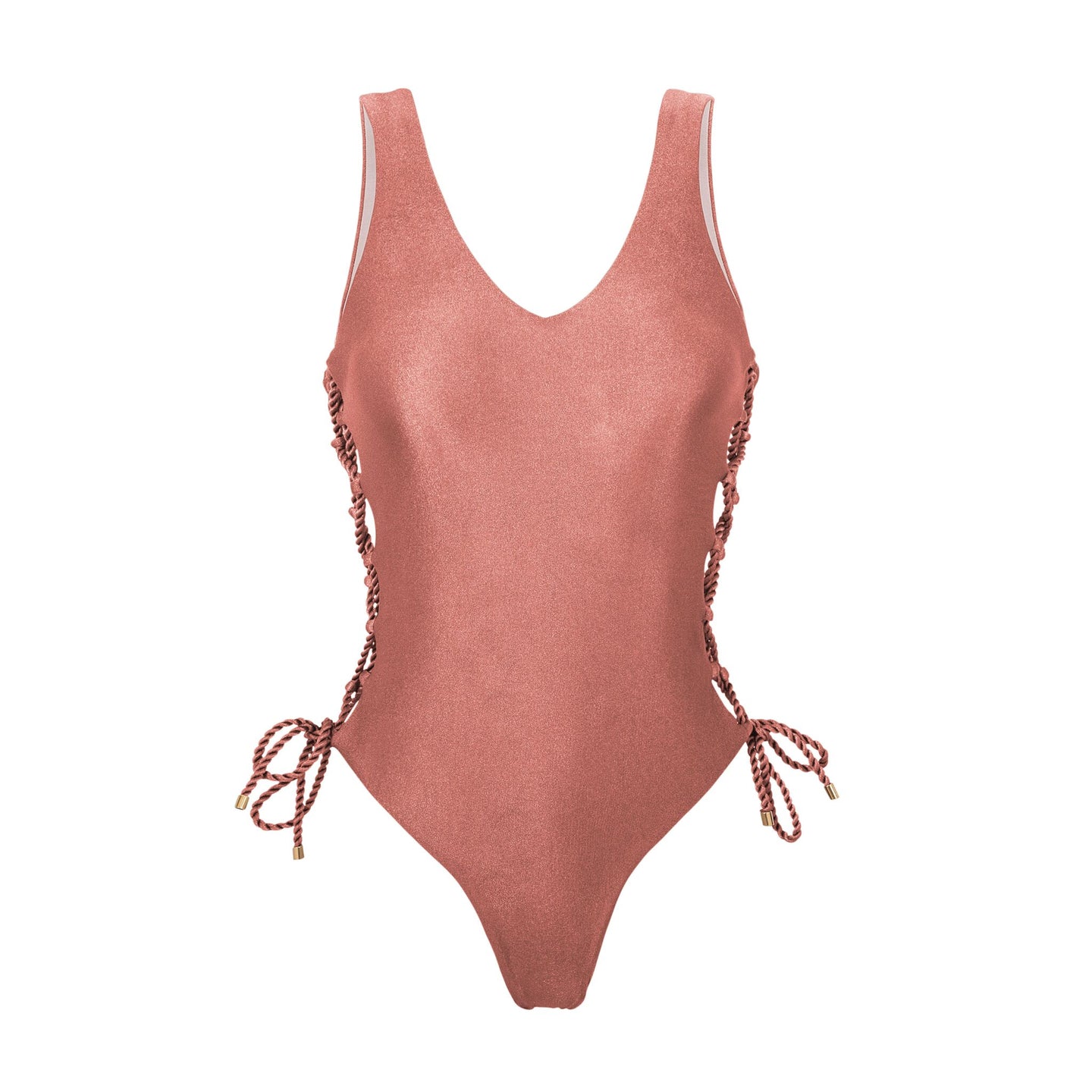 Product Front: Rio De Sol Badeanzug Shimmer-Copper Zoe