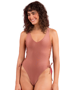 Gallery: Rio De Sol Badeanzug Shimmer-Copper Zoe