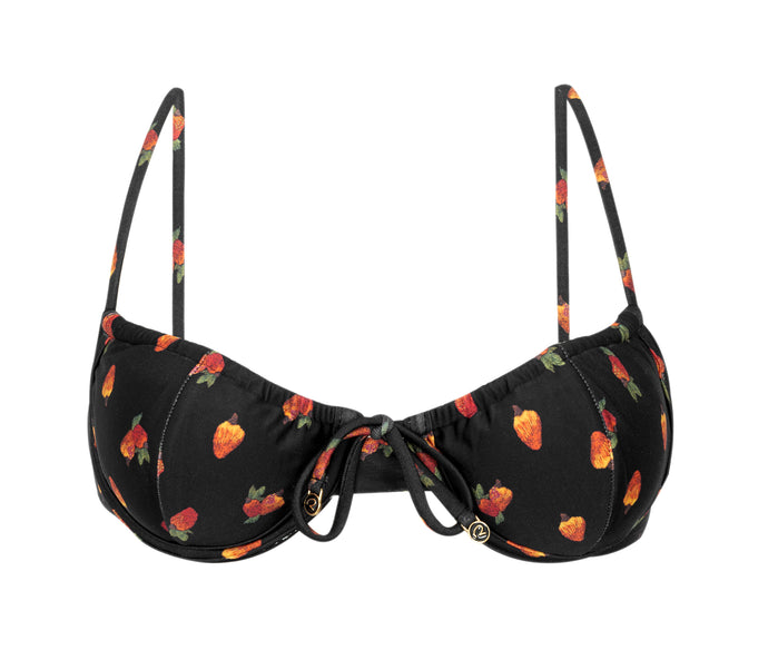 Product Front: Rio De Sol Oberteil Top Cashew Balconet-Tie