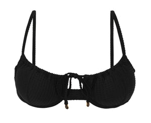 Product Front: Rio De Sol Oberteil Top Dots-Black Balconet-Tie