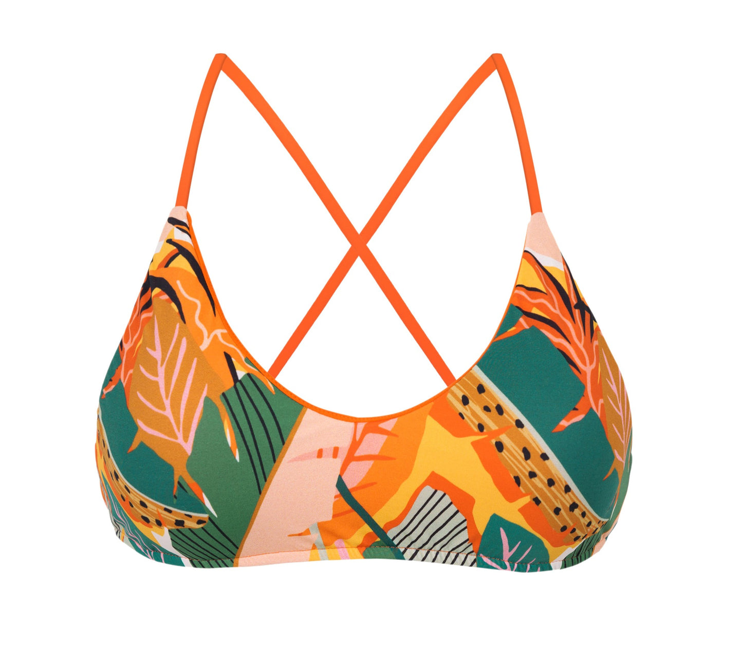Product Front: Rio De Sol Oberteil Top El-Arco Bralette-Orange
