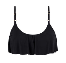 Laden Sie das Bild in den Galerie-Viewer, Product Front: Rio De Sol Oberteil Top Leopardo Black Babado
