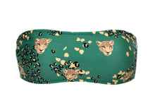 Laden Sie das Bild in den Galerie-Viewer, Product Front: Rio De Sol Oberteil Top Roar-Green Bandeau-Reto
