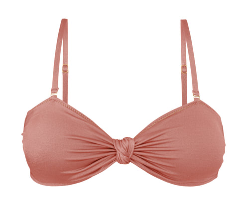 Product Front: Rio De Sol Oberteil Top Shimmer-Copper Bandeau-Joy