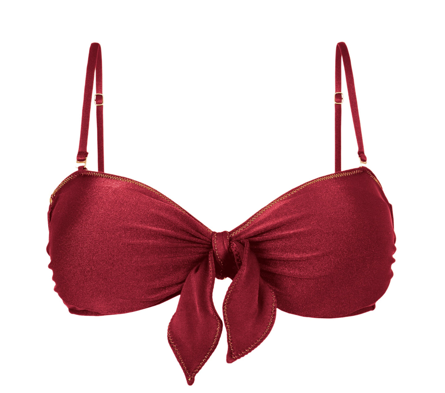 Product Front: Rio De Sol Oberteil Top Shimmer-Divino Bandeau-Knot