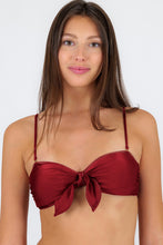 Laden Sie das Bild in den Galerie-Viewer, Gallery: Rio De Sol Oberteil Top Shimmer-Divino Bandeau-Knot
