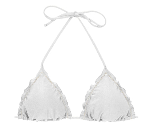 Product Front: Rio De Sol Oberteil Top Shimmer-White Frufru