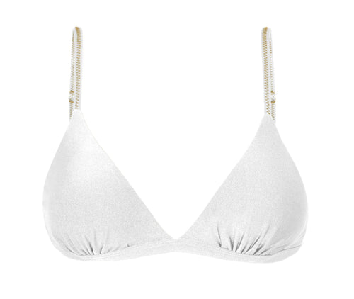 Product Front: Rio De Sol Oberteil Top Shimmer-White Tri-Fixo