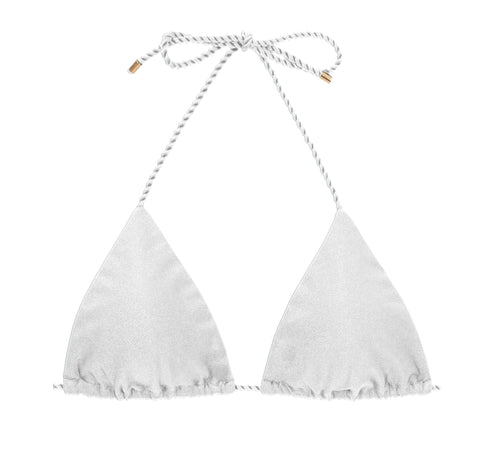 Product Front: Rio De Sol Oberteil Top Shimmer-White Tri-Rope