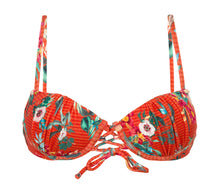 Laden Sie das Bild in den Galerie-Viewer, Product Front: Rio De Sol Oberteil Top Wildflowers Balconet-Pushup
