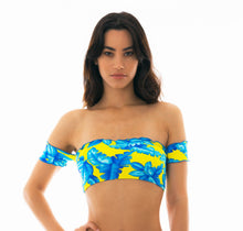 Laden Sie das Bild in den Galerie-Viewer, Top Palmeira Azul Off Shoulder
