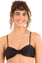 Laden Sie das Bild in den Galerie-Viewer, Top Shimmer-Black Bandeau-Joy
