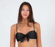 Laden Sie das Bild in den Galerie-Viewer, Top Shimmer-Black Bandeau-No
