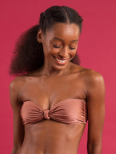 Laden Sie das Bild in den Galerie-Viewer, Top Shimmer-Copper Bandeau-Joy
