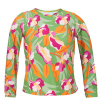 Laden Sie das Bild in den Galerie-Viewer, Top Green-Bloom Rash-Guard
